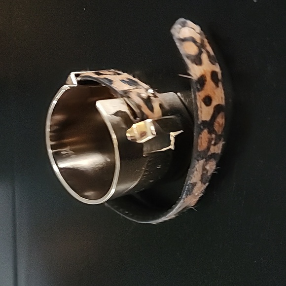 ZARA Gold and Brown Leopard Print Women's Bracelet - Picture 10 of 14